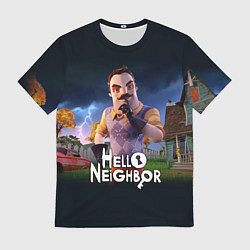 Футболка мужская Hello Neighbor игра Привет сосед, цвет: 3D-принт