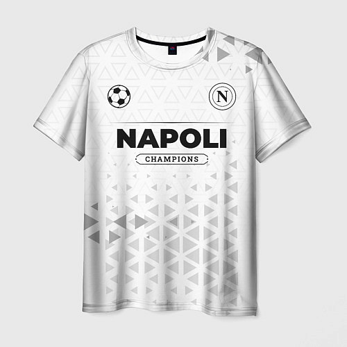 Мужская футболка Napoli Champions Униформа / 3D-принт – фото 1