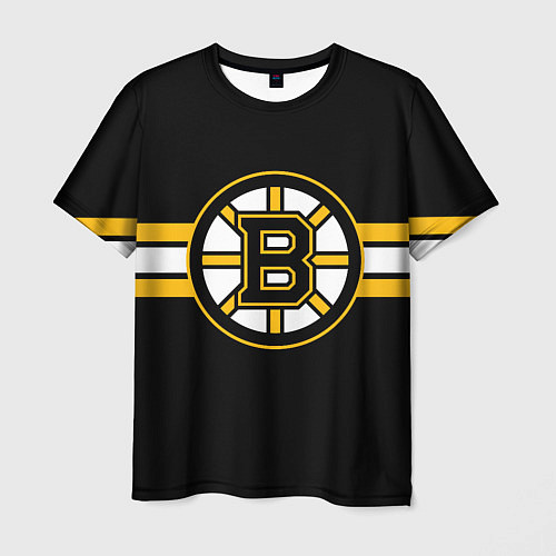 Мужская футболка Бостон Брюинз форма / 3D-принт – фото 1
