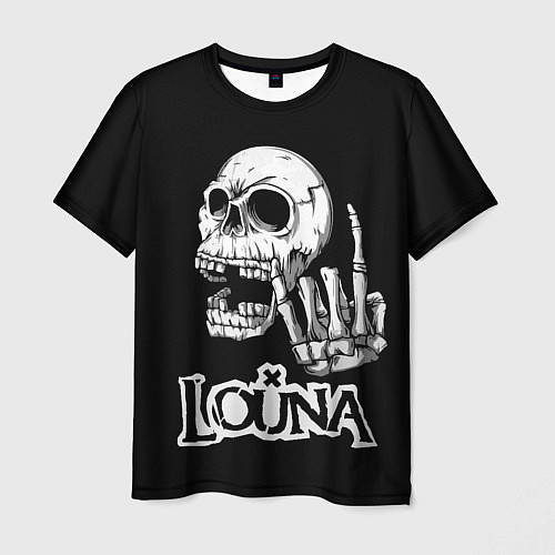Мужская футболка Louna череп / 3D-принт – фото 1