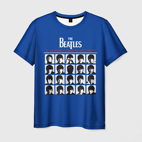 Мужская футболка The Beatles - A Hard Days Night / 3D-принт – фото 1