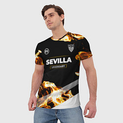 Футболка мужская Sevilla Legendary Sport Fire, цвет: 3D-принт — фото 2