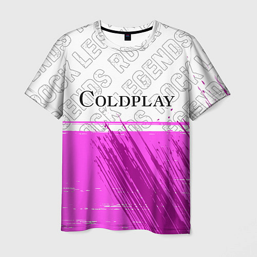 Мужская футболка Coldplay Rock Legends / 3D-принт – фото 1