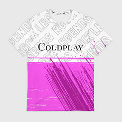Футболка мужская Coldplay Rock Legends, цвет: 3D-принт