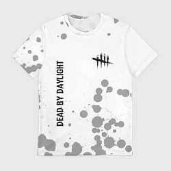 Мужская футболка Dead by Daylight Glitch на светлом фоне