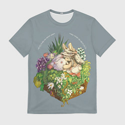 Мужская футболка Наначи и Митти из аниме Made in Abyss