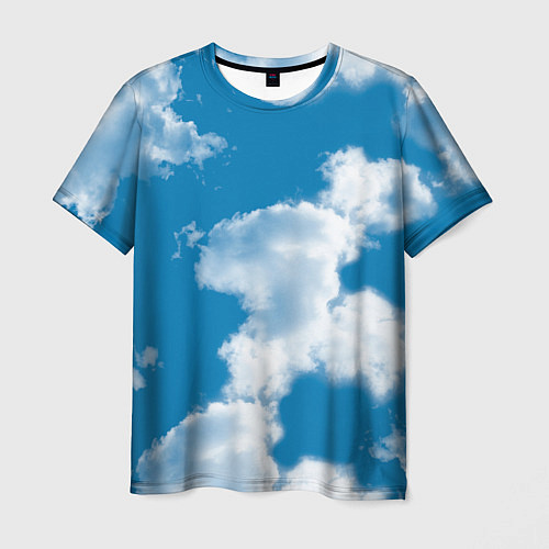 Мужская футболка Небо в облаках / 3D-принт – фото 1