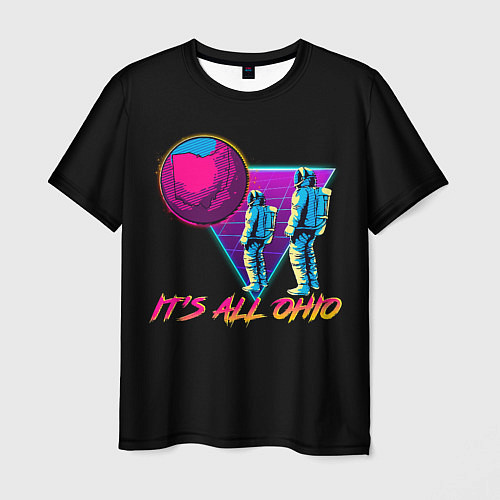 Мужская футболка Its All Ohio / 3D-принт – фото 1