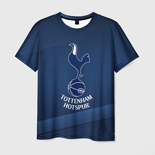 Мужская футболка Tottenham hotspur Синяя абстракция / 3D-принт – фото 1