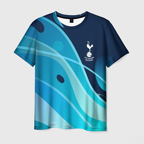 Мужская футболка Tottenham hotspur Абстракция / 3D-принт – фото 1
