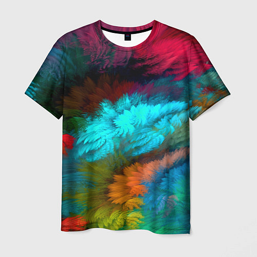 Мужская футболка Colorful Explosion / 3D-принт – фото 1
