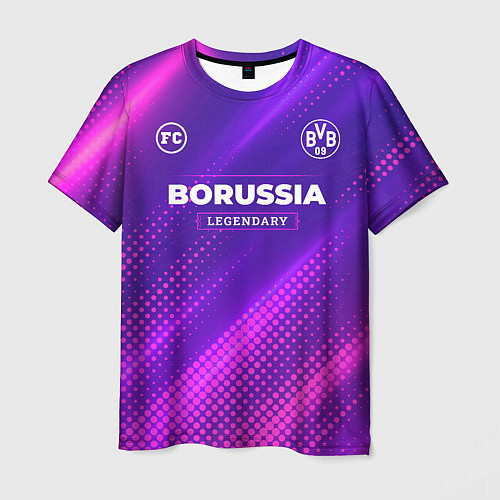 Мужская футболка Borussia legendary sport grunge / 3D-принт – фото 1