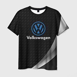 Футболка мужская Volkswagen абстракция, цвет: 3D-принт