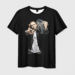 Футболка мужская Eminem rap hip hop, цвет: 3D-принт