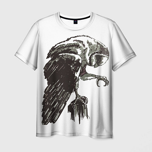 Мужская футболка Graphic owl / 3D-принт – фото 1