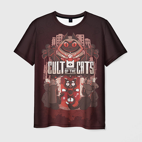 Мужская футболка Dark Cult Of The Cats / 3D-принт – фото 1