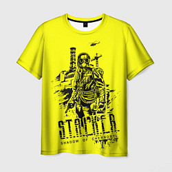 Футболка мужская STALKER Тень Чернобыля Альтернатива, цвет: 3D-принт