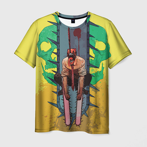Мужская футболка Человек-бензопила : Дэндзи / 3D-принт – фото 1