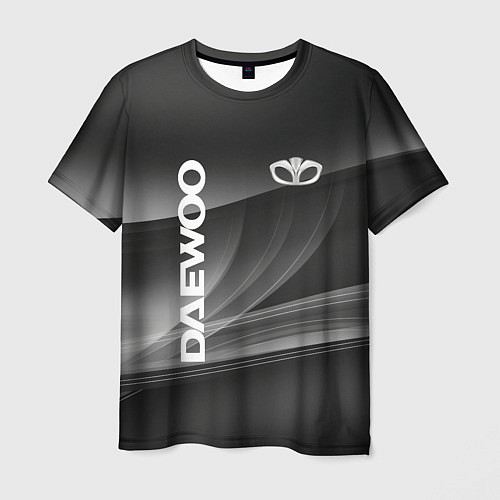 Мужская футболка Daewoo - абстракция / 3D-принт – фото 1