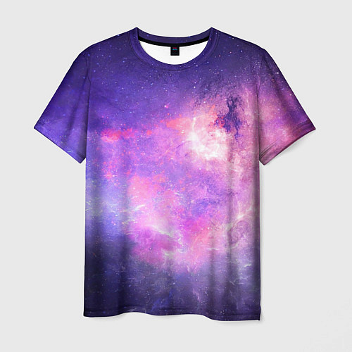 Мужская футболка Космическая ветренная вспышка / 3D-принт – фото 1