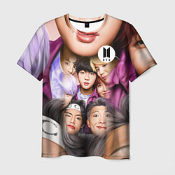 Футболка мужская BTS Team Photo, цвет: 3D-принт