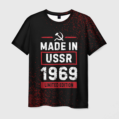 Мужская футболка Made in USSR 1969 - limited edition / 3D-принт – фото 1