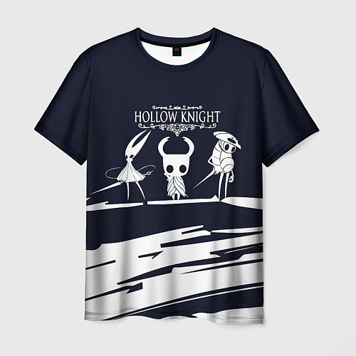 Мужская футболка Hollow knight - краска / 3D-принт – фото 1