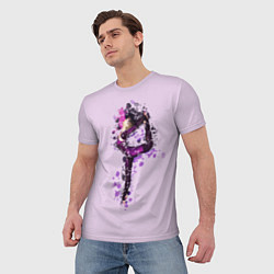 Футболка мужская Стройная гимнастка, цвет: 3D-принт — фото 2