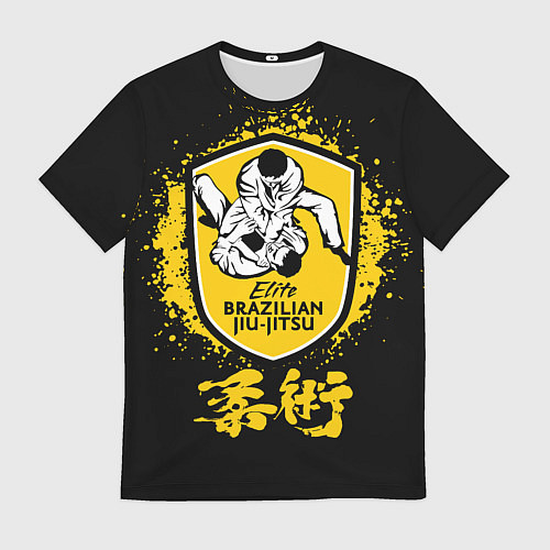 Мужская футболка Brazilian fight club Jiu-jitsu Elite / 3D-принт – фото 1