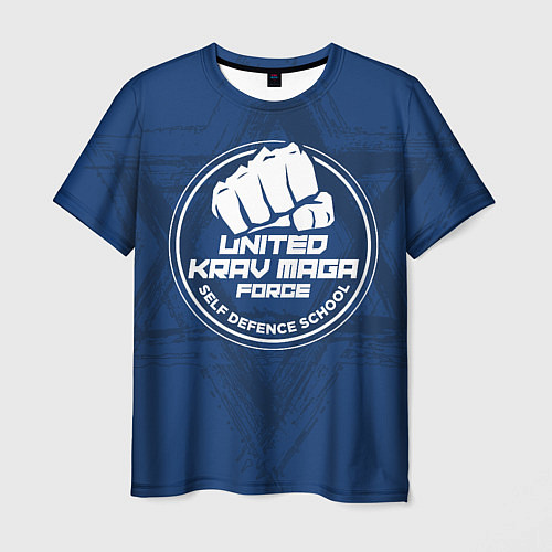 Мужская футболка Krav-maga self defense school / 3D-принт – фото 1