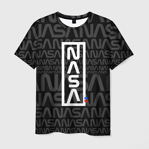 Мужская футболка Nasa паттерн / 3D-принт – фото 1