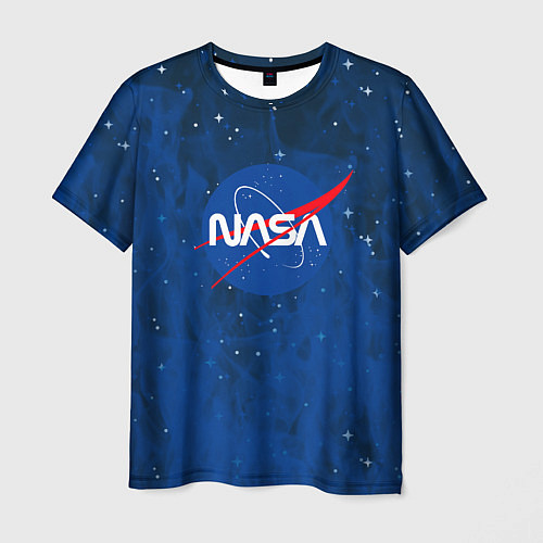 Мужская футболка Nasa - звёзды лого / 3D-принт – фото 1