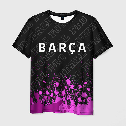 Мужская футболка Barcelona pro football: символ сверху / 3D-принт – фото 1