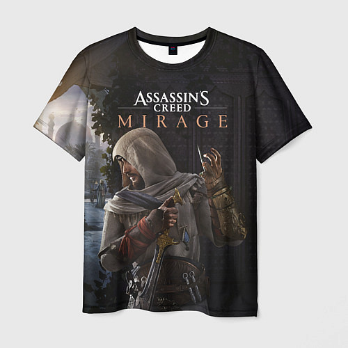 Мужская футболка Скрытый Басим Assassins creed mirage / 3D-принт – фото 1