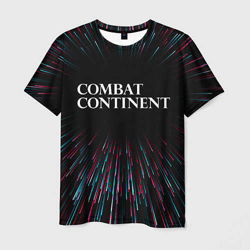Мужская футболка Combat Continent infinity / 3D-принт – фото 1