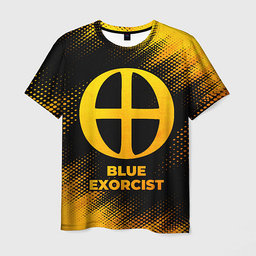 Мужская футболка Blue Exorcist - gold gradient / 3D-принт – фото 1