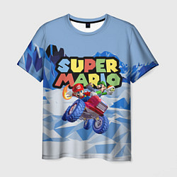 Футболка мужская Марио и Луиджи гонщики - Super Mario, цвет: 3D-принт