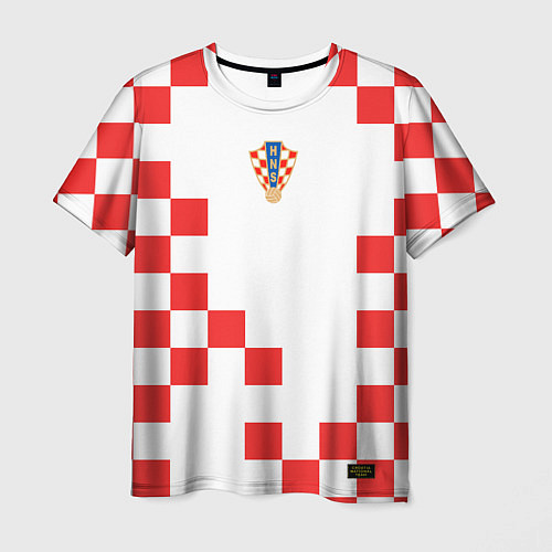 Мужская футболка Сборная Хорватии форма к чемпионату мира 2022 / 3D-принт – фото 1