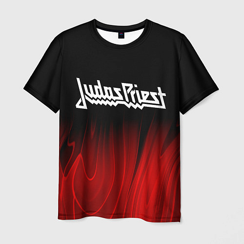 Мужская футболка Judas Priest red plasma / 3D-принт – фото 1