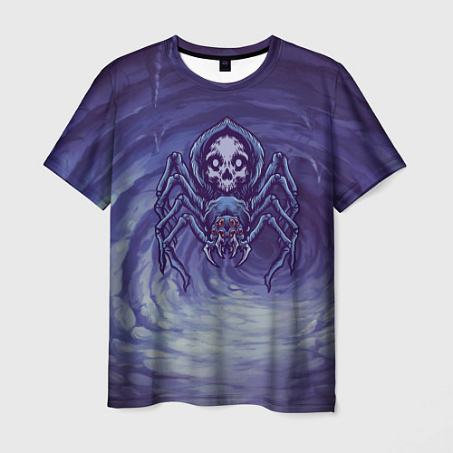 Мужская футболка Смертельный паук с черепом / 3D-принт – фото 1