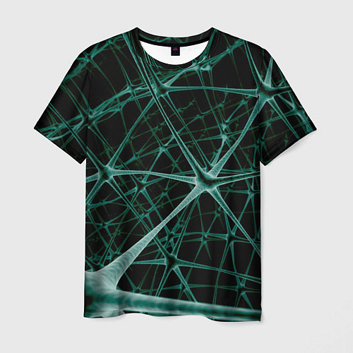 Мужская футболка Нейронная сетка / 3D-принт – фото 1