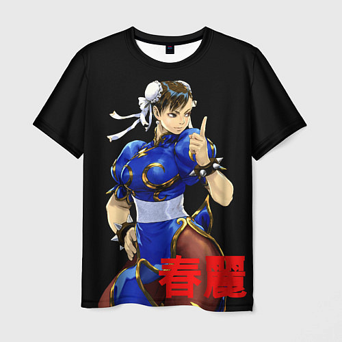 Мужская футболка Chun-Li / 3D-принт – фото 1