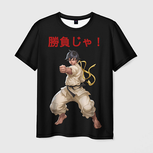 Мужская футболка Makoto Street Fighter / 3D-принт – фото 1