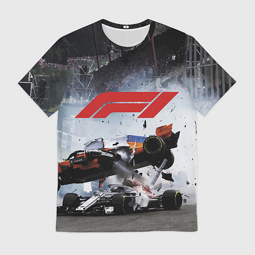 Мужская футболка Формула 1 - ни за что, блин! / 3D-принт – фото 1