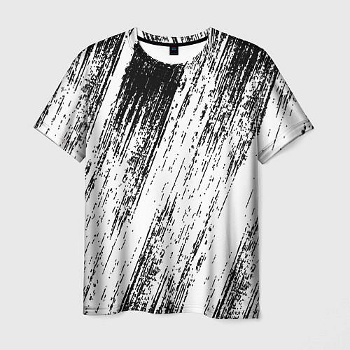 Мужская футболка Мокрый асфальт / 3D-принт – фото 1