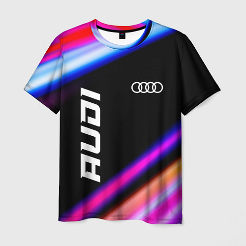 Мужская футболка Audi speed lights / 3D-принт – фото 1