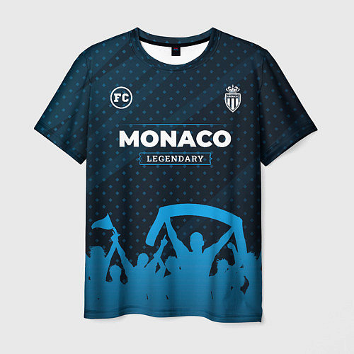 Мужская футболка Monaco legendary форма фанатов / 3D-принт – фото 1