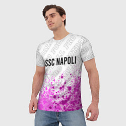 Футболка мужская Napoli pro football: символ сверху, цвет: 3D-принт — фото 2