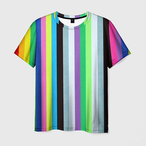 Мужская футболка Множество цветов / 3D-принт – фото 1