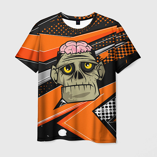 Мужская футболка Зомби с мозгами / 3D-принт – фото 1